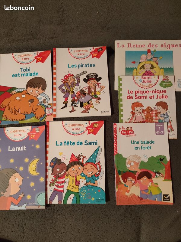 Lot livres début de cp Sami et Julie, Téo et Nina + divers (image 1)