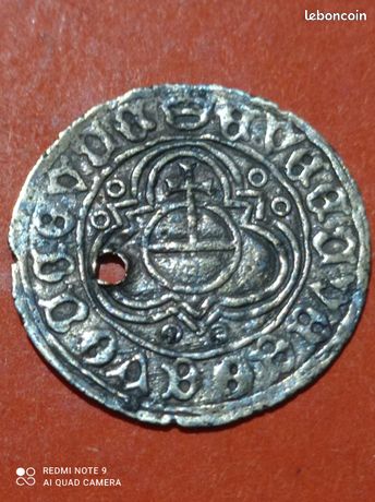 Jeton De Nuremberg Du XVIème Siècle Au Globe Crucigère - Bronze/Laiton