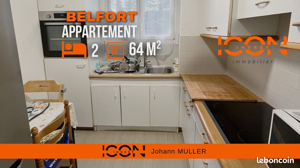 Appartement 4 pièces 64 m² · à Belfort · 64 m² · 54 900 €