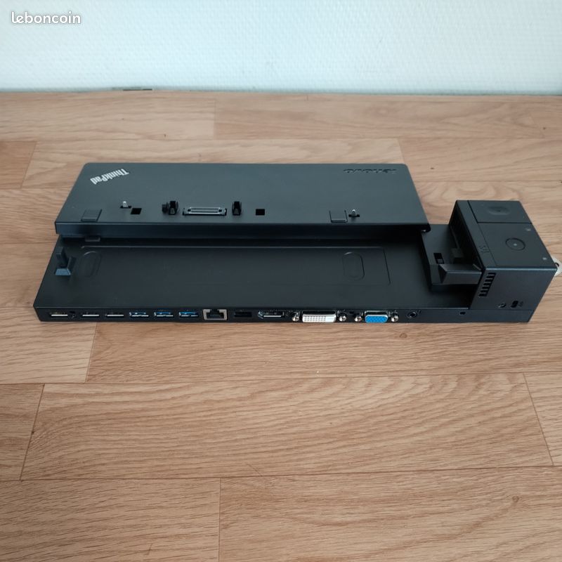 Station D'accueil Lenovo ThinkPad Ultra Dock 40A1 - Compatible T470, X470, T560 Et Autres - Occasion Fonctionnelle