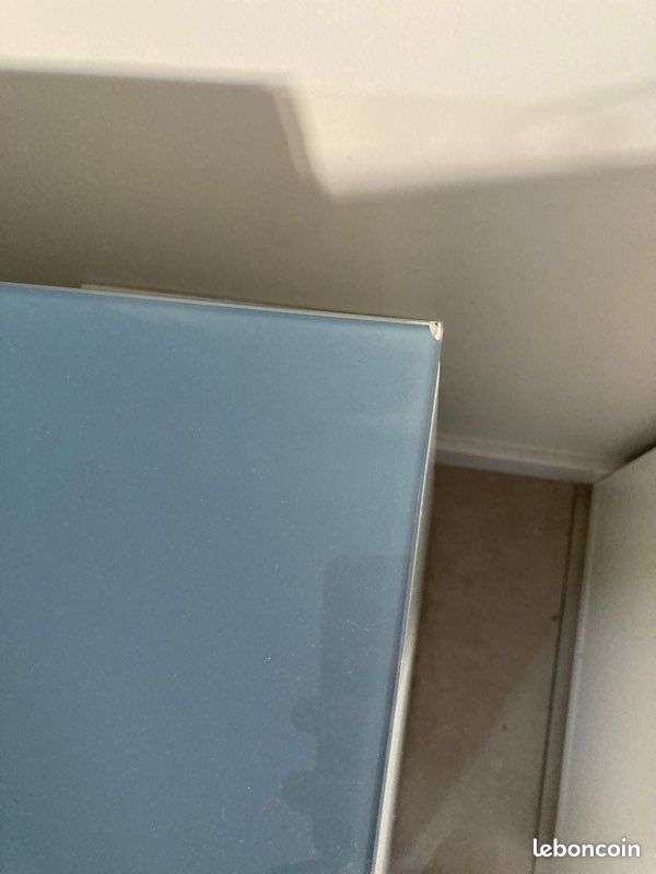 Plateau verre bleu IKEA besta (image 3)