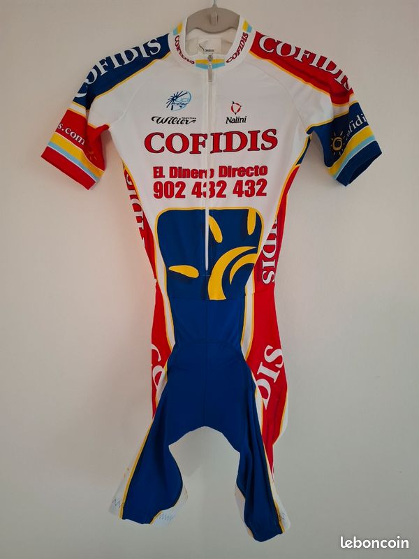 Maillot cycliste COFIDIS Nalini Tour France 2010 jersey shirt camiseta 3 LOOK