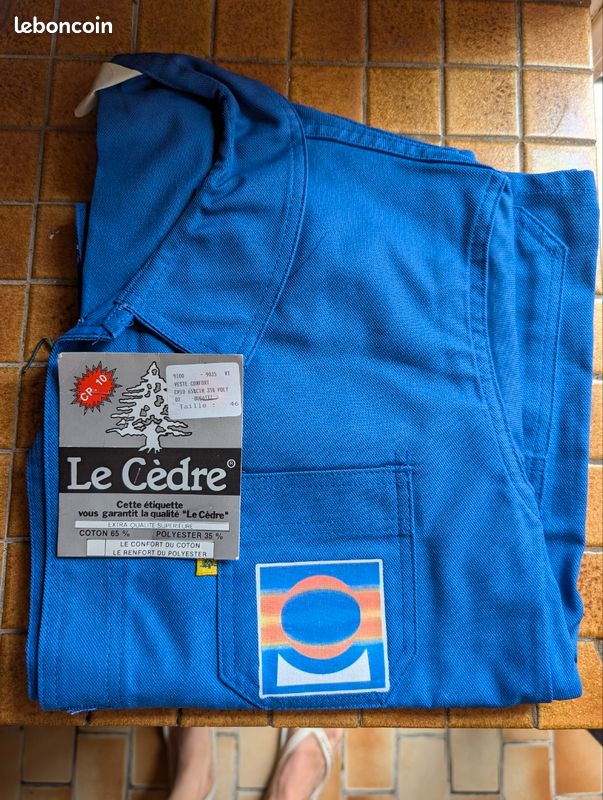 Pantalon de Travail Bleu en Coton/Polyester - Confort & Durabilité
