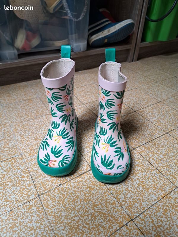 Bottes Enfant Catimini En Cuir - Occasion Très Bon état - Pointure à Vérifier