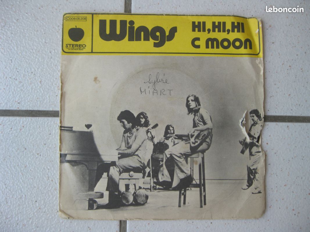 VINYLE 45 Tours SP des WINGS ( BEATLES ) (image 1)