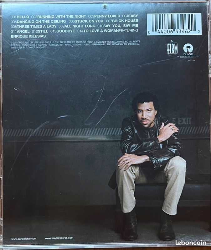 Cd Lionel Richie : « Encore » (image 2)