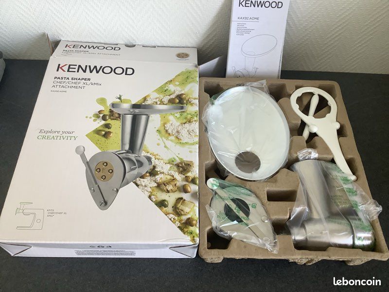 Appareil a pâtes fraîche NEUF pour robot kenwood chef,cooking et kmix (image 4)