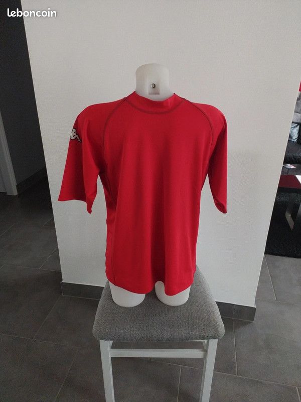 T-shirt Manches Courtes Rouge MOA CLUB WEAR Taille L - Neuf Sans étiquette, Coton