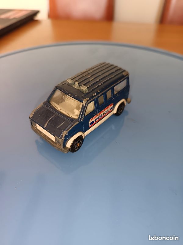 Fourgon De Police Majorette - Modèle Miniature 1/65, Made In France, Occasion
