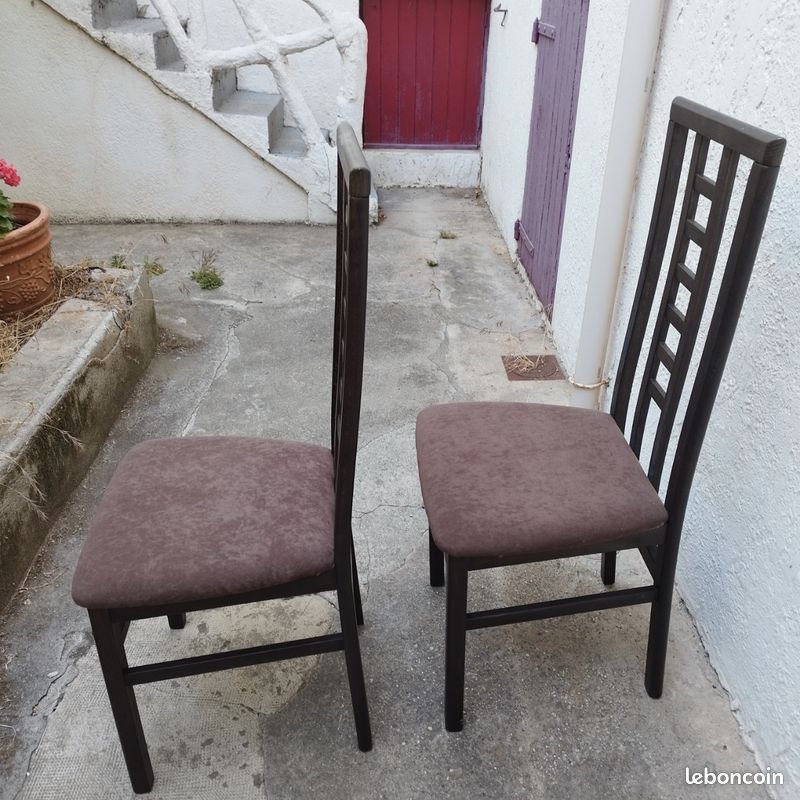 2 chaises en bois (image 3)