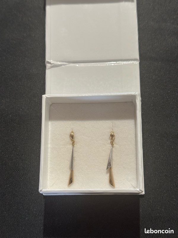 Boucle d’oreilles Or 9 carats 375/1000 (image 1)