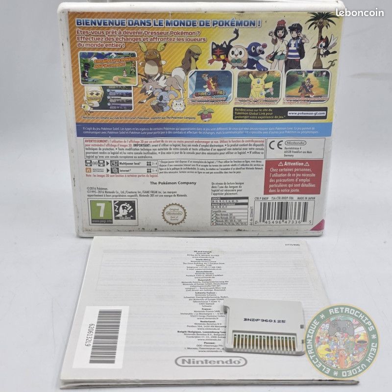 Pokémon Soleil 3DS – FR – EC – Testé – Envoi 24/48h (image 2)