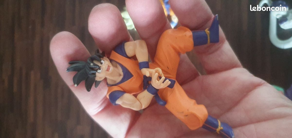 Lot de 6 figurines dragon ball dbz bandai gashapon semi articulées (image 5)
