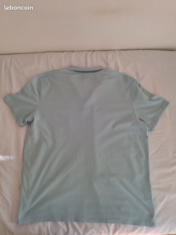 Polo homme bleu ciel XL neuf (image 2)