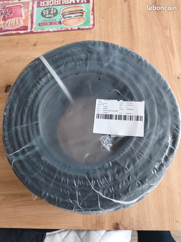 Neuf, couronne de 100m de câble H07 3G2,5 (image 1)