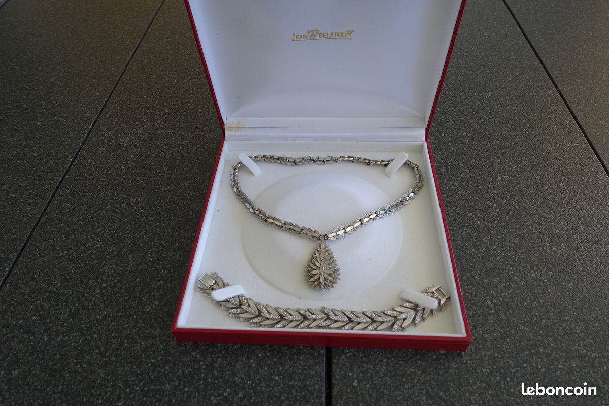 Parure Jean Delatour: collier, pendentif, bracelet (image 1)