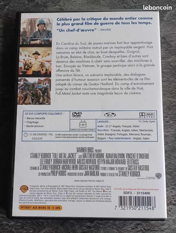 Full métal jacket- dvd (image 3)
