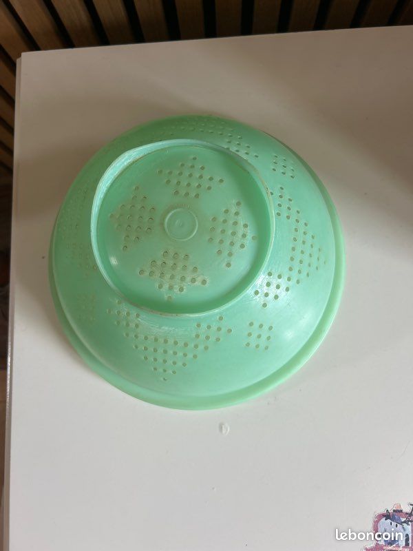 Lot de 2 boîtes Tupperware vintage, vert et orange