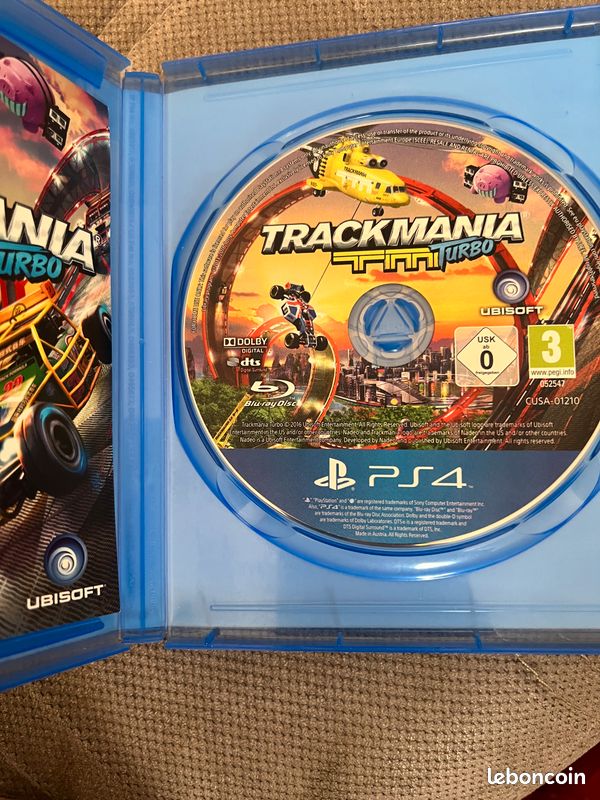 Jeu PS4 TrackMania Turbo – Neuf Sous Blister – Course Arcade Frénétique – Version Française