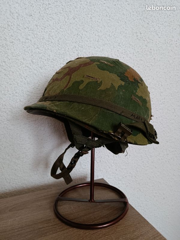 Casque Parachutiste US M1C US Army Guerre du Vietnam Us army (image 2)