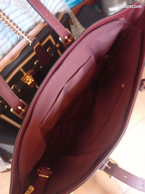 Sac a main Alain Manoukian bordeaux (image 3)