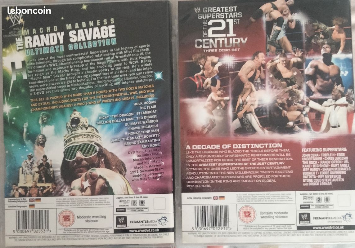 Lots de DVD de catch (image 4)