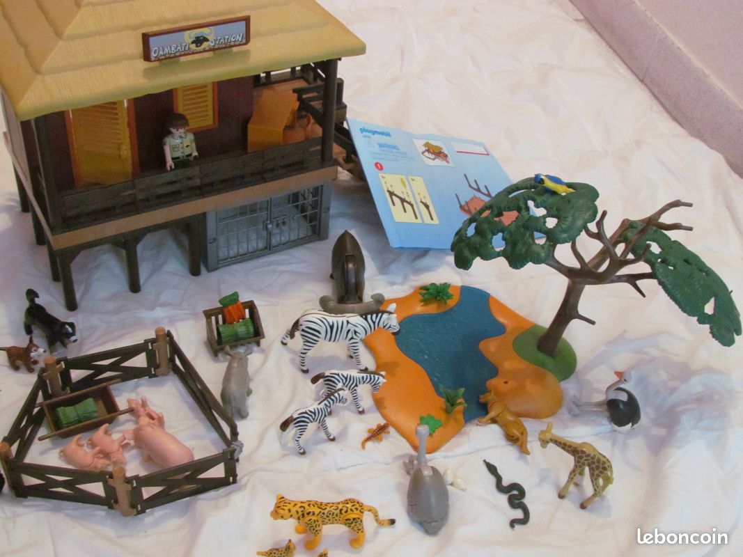 Playmobil centre de soin animaux sauvages ET tracteur (image 3)