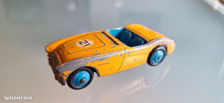 Rare Dinky Toys d'origine Austin-Healey 100 Sports Madeleine