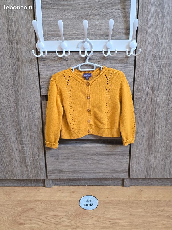 Vêtement Bébé Fille Ensemble Robe Gilet Sergent Major 24