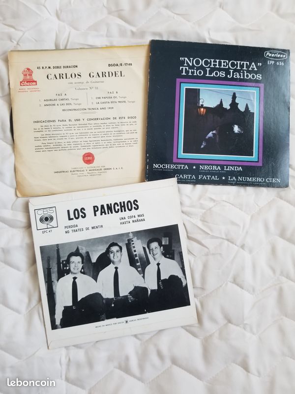 Vinyles divers Tango Gardel Panchos Los Jaibos (image 2)