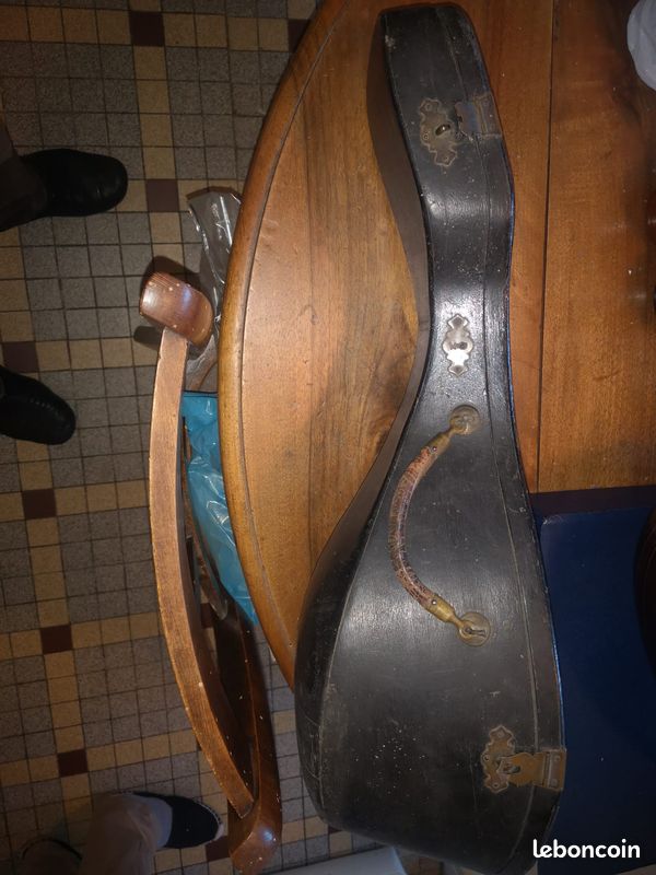 Mandoline ancienne Luigi Salsedo (Naples, vers 1900) + étui (image 12)