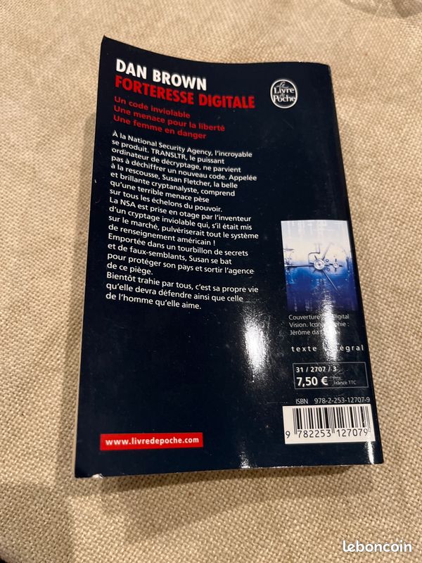 Livre roman de Dan Brown (image 2)