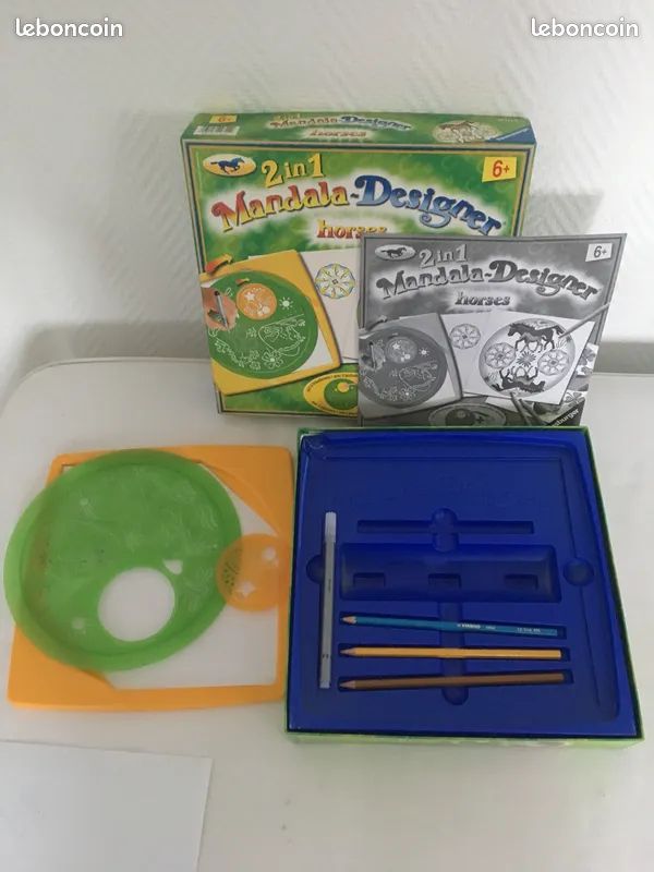 Coffret dessins Mandala Designer Horses (chevaux) (image 2)