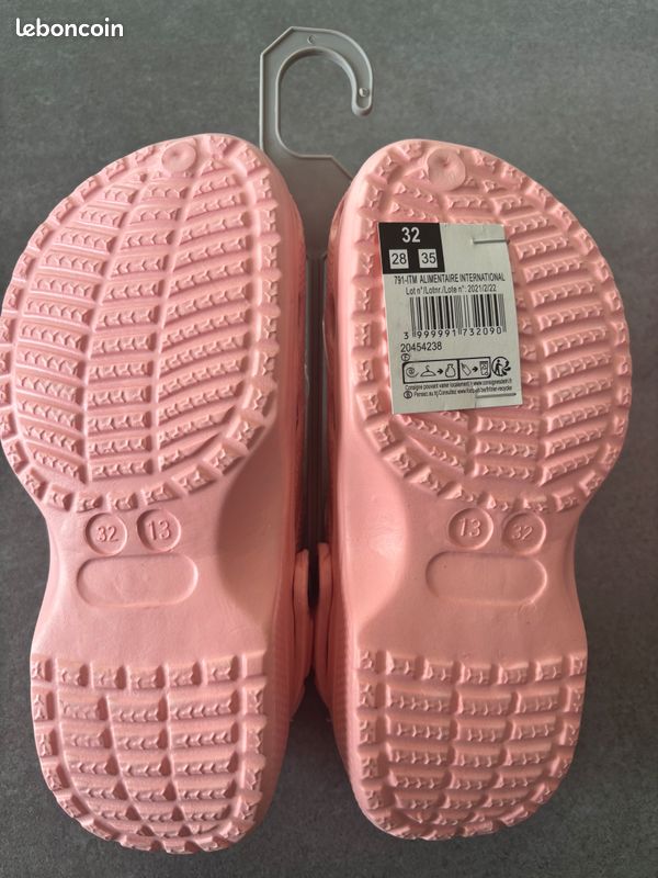 Sandale sabot type Crocs 32 chaussures détente croc rose 32 (image 2)