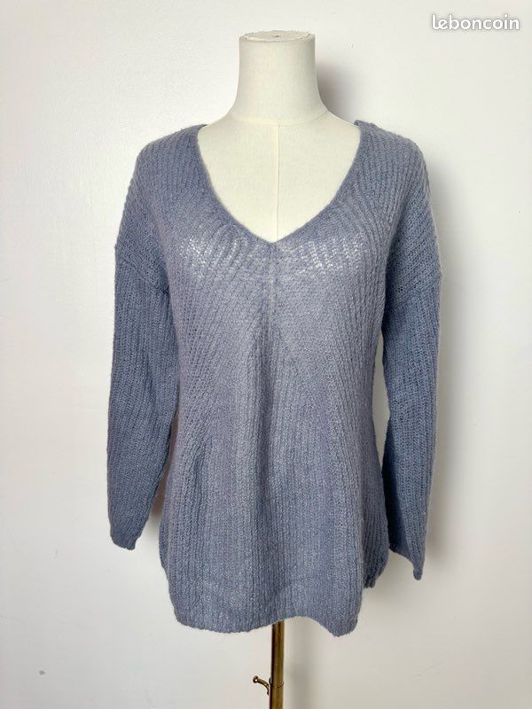 🌸Pull Promod - en maille - bleu lilas 🌸 (image 2)