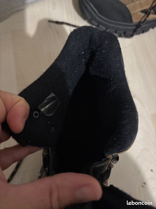 Chaussures de marche hautes neuves taille 44 brunes et noires (image 5)