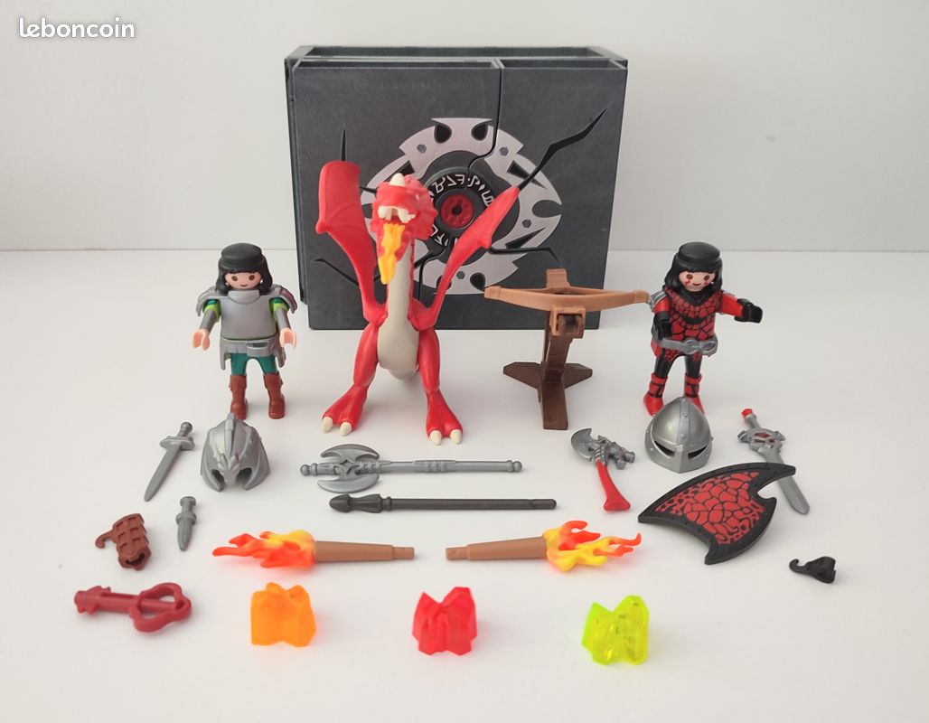 Playmobil Chevaliers - Set 5420 - Coffre Chevaliers dragons (image 6)