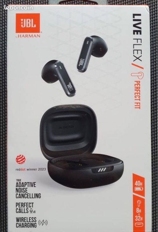 Écouteurs sans Fil JBL Live Flex - Neufs, Liberté Sonore Exceptionnelle (image 2)