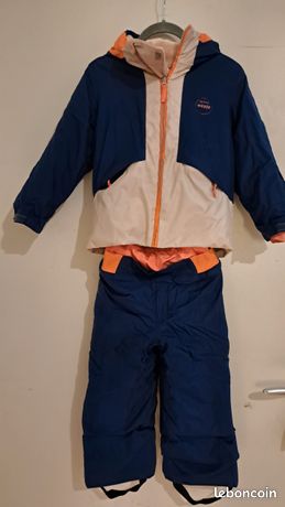 Gilet/sweat à Capuche Domyos Seventy Six Taille 8 Ans - Orange - Occasion Très Bon état