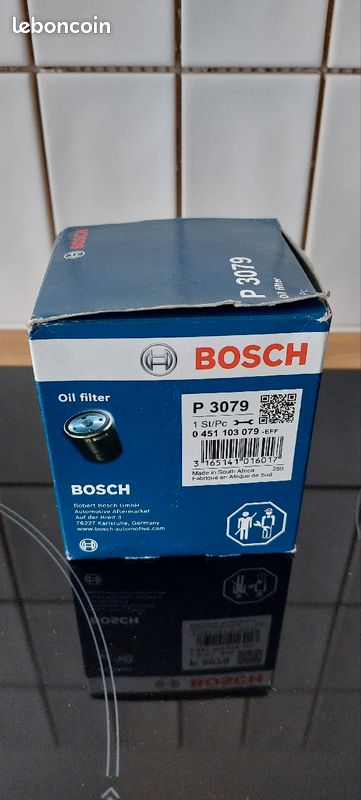 Filtre à Huile Bosch P3079 (réf. 0451103079) - Haute Qualité, Compatible Avec De Nombreux Véhicules