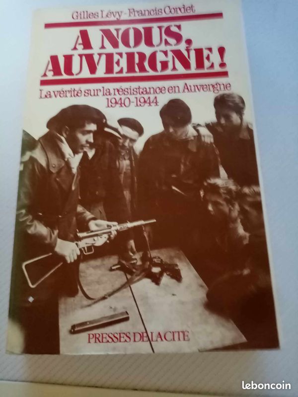 Livre a nous auvergne sur la resistance (image 1)