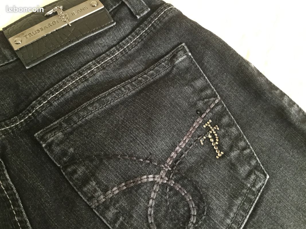 Pantalons droits Trussardi jeans 36 (S, T1) (image 1)