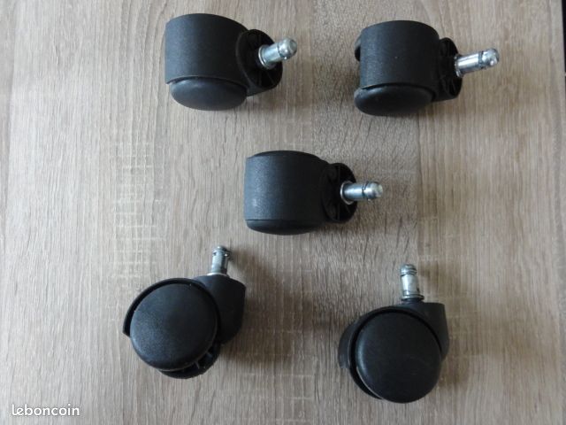 Roulettes pour chaise de bureau (image 1)