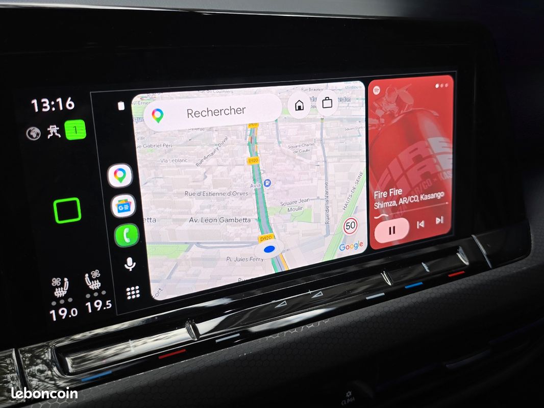 VOLKSWAGEN GOLF 8 GTD - 2.0 TDI 200ch - DSG7 - FULL OPTIONS (Boule d'attelage, Android auto & Apple CarPlay, HUD) (image 11)