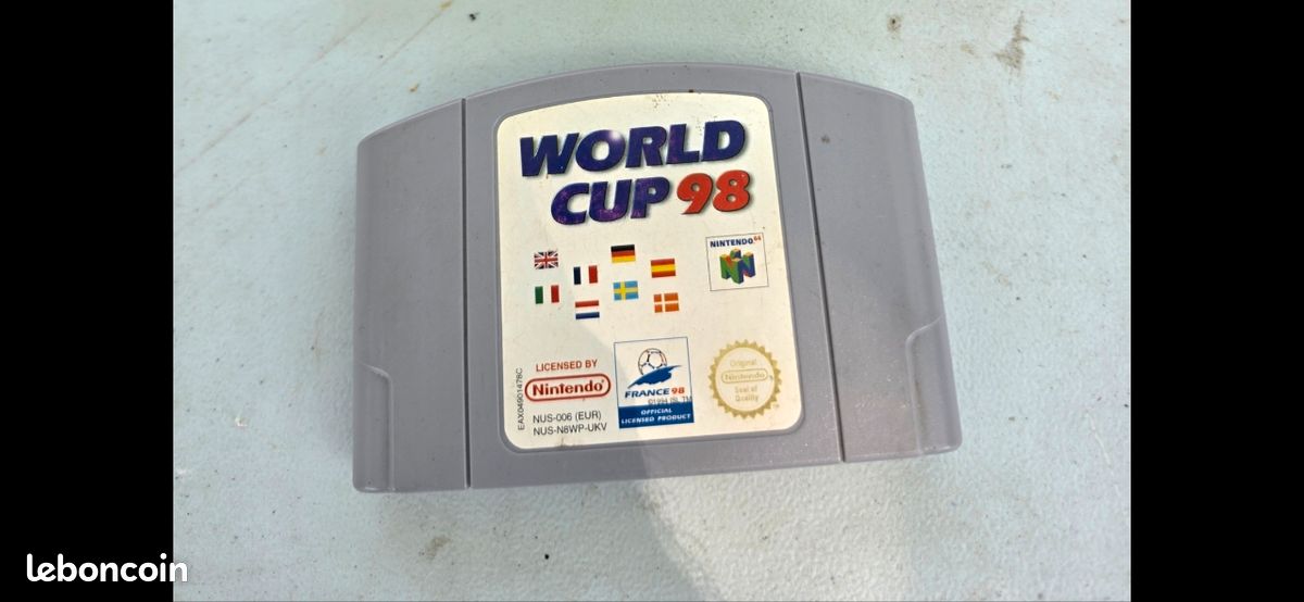 Jeu Word cup 98 Nintendo 64 (image 1)