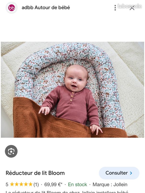 Réducteur de lit bébé Jollein (image 2)