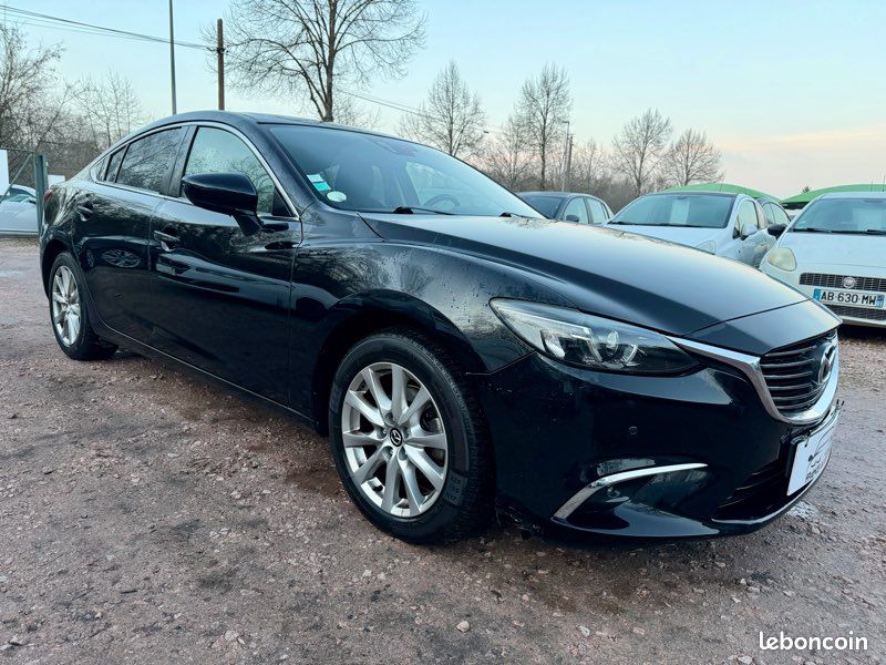 Mazda 6 berline 2.2l d 150cv boîte à vitesse automatique 170.600kms 06/2016 clim gps finition skyactive (image 2)
