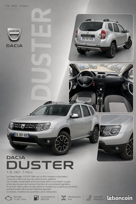 DACIA Duster I Phase 2 1.5 DCI 4x4 109 cv (image 1)