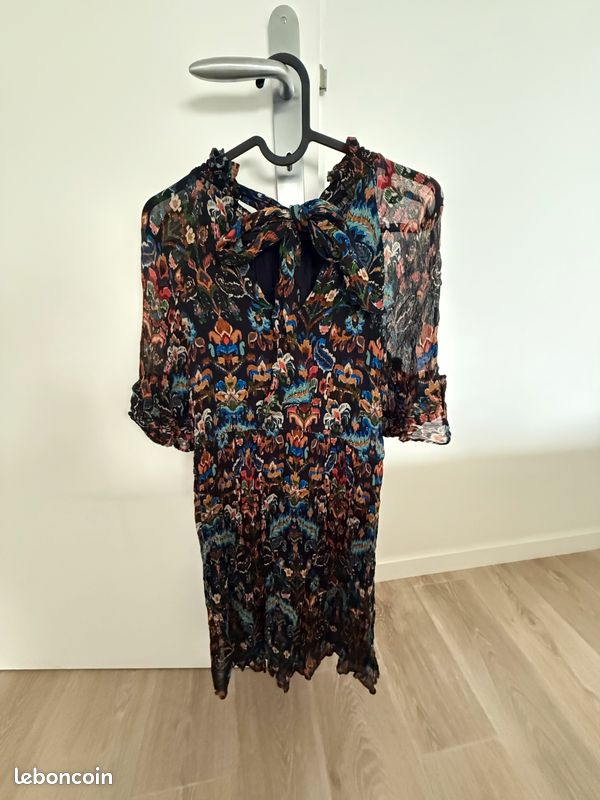 Robe Mi-longue Multicolore Sézane En Viscose - Taille M (longueur Env. 101 Cm)