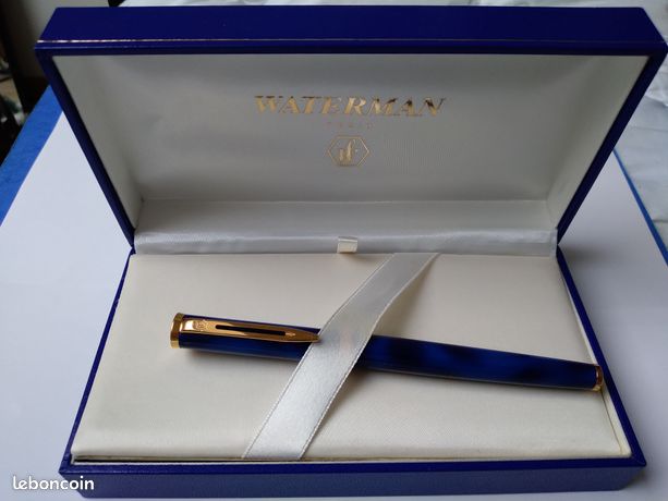 Parure Waterman Preface – Plume 18 Carats, Bille Et Roller – Occasion – Ensemble Stylos De Luxe